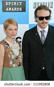 Michelle Williams And Heath Ledger At The 2007 Film Independent's Spirit Awards. Santa Monica Pier, Santa Monica, CA. 02-24-07