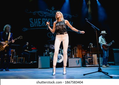 MICHIGAN, USA - July 12, 2019: Sheryl Crow Performs Live At Van Andel Arena