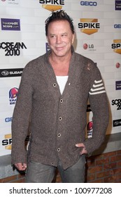 Mickey Rourke At Spike TV's 