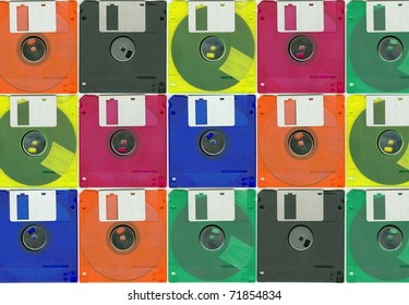 Micro Floppy Disc Color