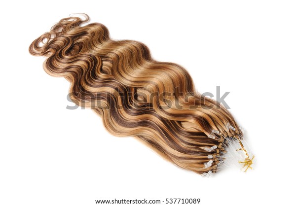 Micro Loop Ring Body Wave Brown Stock Photo Edit Now 537710089
