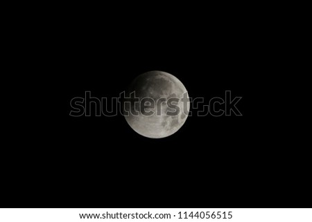 Micro lunar eclipse 