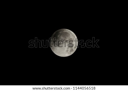 Micro lunar eclipse  