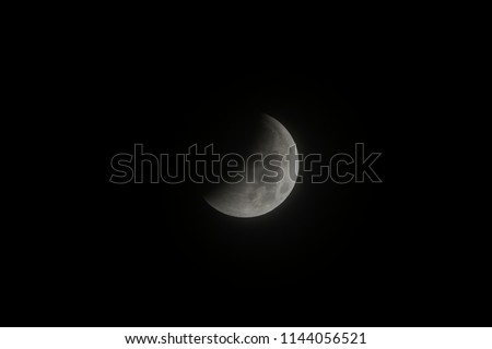 Micro lunar eclipse 