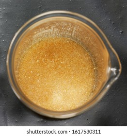 Microbeads of ion-exchange resin (ion-exchange polymer)