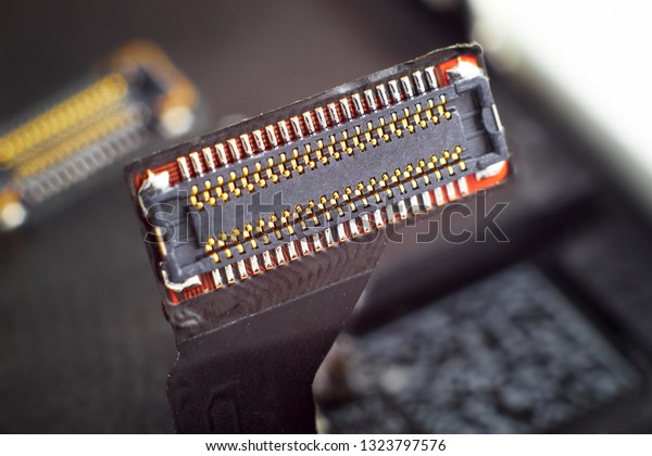 Microchip Connector Mobile Phone Smartphone Pcb Stock Photo Edit Now