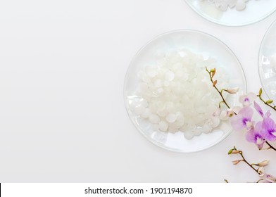 Microcrystalline Wax. Chemical Ingredient For Cosmetics And Toiletries Product.