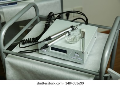 Microcurrent Therapy Apparatus On The Table