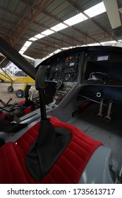 Microlight Ultralight aircraft inside autogyro instrument panel
