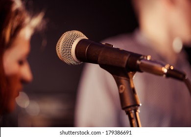 microphone closeup