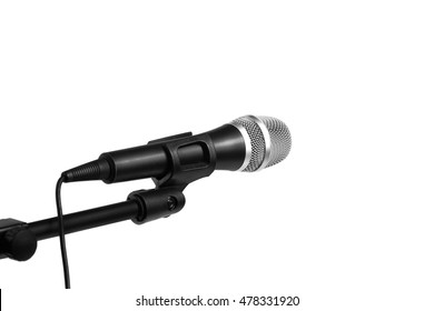 Microphone isolate on white background - Shutterstock ID 478331920