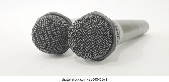 Microphone isolated on white background - Shutterstock ID 2364041691