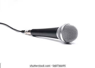 Microphone Isolated On White Background