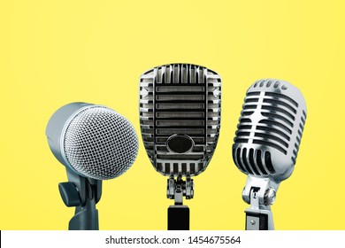 Microphone Isolated On Yellow Background
(Mic, Condencer Mic, Voice Mic, Instrument Mic, Studio Mics, Microphones, Condencer Microphone, Voice Microphone, Instrument Microphone, Studio Microphones