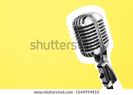 microphone isolated on Yellow background
(Mic, condencer Mic, Voice Mic, Instrument Mic, Studio Mics, Microphones, condencer Microphone, Voice Microphone, Instrument Microphone, Studio Microphones