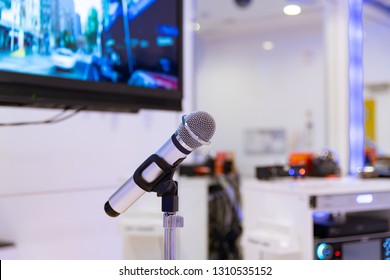 Microphone In Karaoke Box