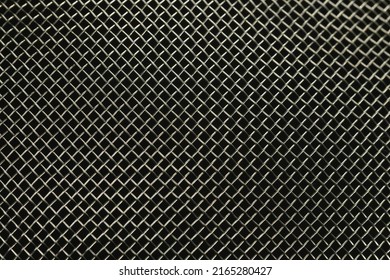 microphone net shield surface close up