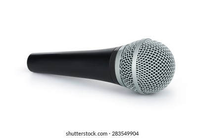 Microphone On A White Background