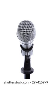 Microphone On A White Background