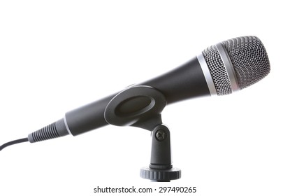 Microphone On A White Background