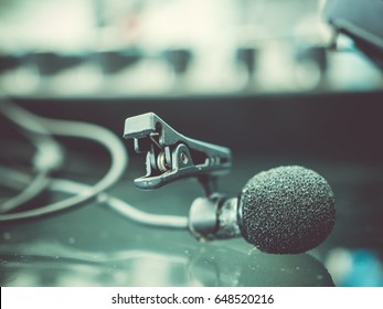 microphone record in a studio is on air broadcast to public communication, life style for modern society and communicate to people. - Shutterstock ID 648520216
