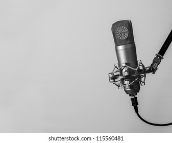 Microphone for singer - Shutterstock ID 115560481