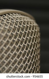 Microphone studio close up