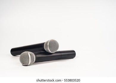 Microphone White Background 