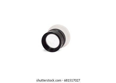 microscope  isolated on white