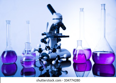 Microscope Medical Laboratory Glassware Stock Photo (Edit Now) 317859515