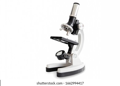 Microscope for laboratory research isolated on white background - Shutterstock ID 1662994417