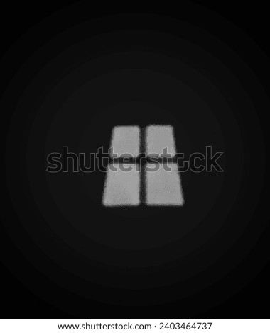 Microsoft logo image in dark mode