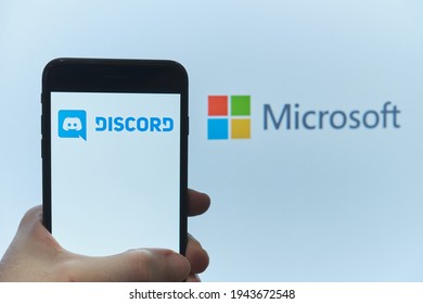 Microsoft Reportedly To Buy Gaming Chat App Discord. Moscow 26 March 2021.