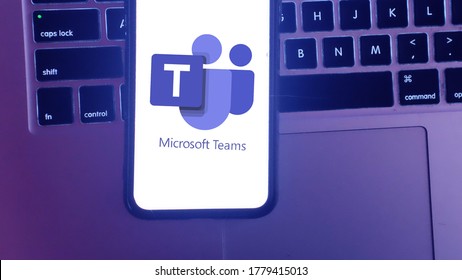 Microsoft Teams is a unified communication and collaboration platform that combines persistent chat in the workplace, video meetings

New York, USA. Saturday July 11, 2020