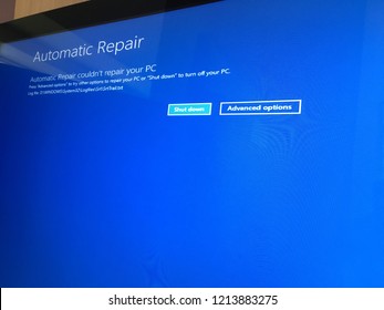 Microsoft Windows 10 Show Couldn’t Repair PC