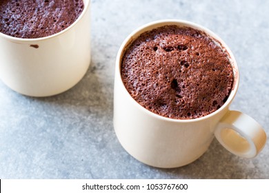 Microwave Brownie Chocolate Mug Cake Ready To Eat.