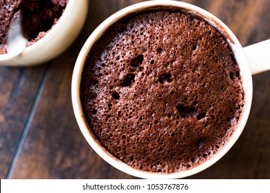 Microwave Brownie Chocolate Mug Cake Ready To Eat.