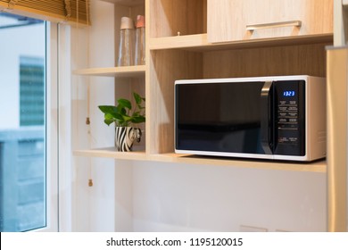 Microwave In The Kitchen 