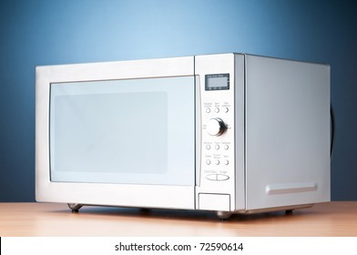 Microwave Oven On The Table