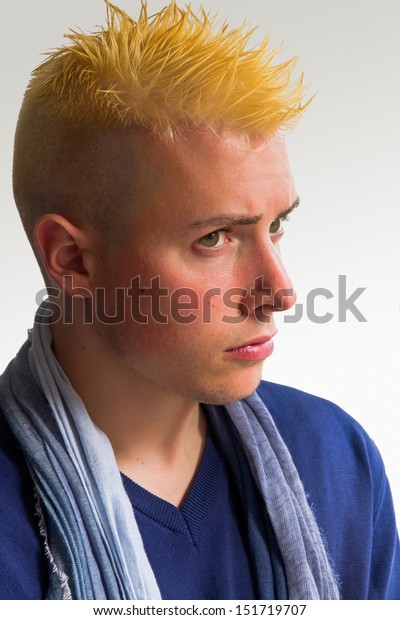 Mid Plane Portrait Young Man Isolated Stock Photo Edit Now 151719707
