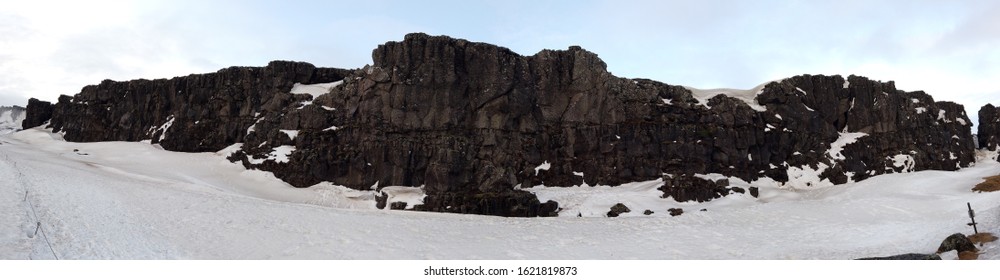 Mid-Atlantic Ridge Iceland In Thingvellir National Park