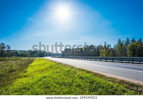 Midday sun on country\
roads