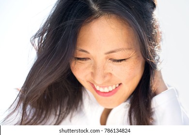 Middle Age Asian Woman.