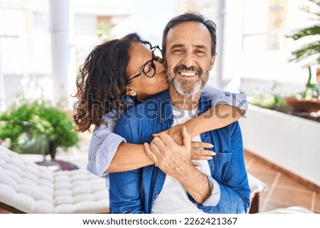 Similar – Image, Stock Photo Smiling couple sitting on yacht