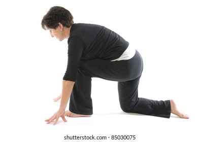 kneeling hamstring stretch