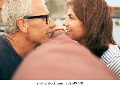 Middle Aged Couple On An Old Boat