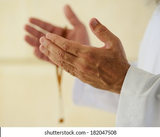 Middle Eastern Arabic People Praying