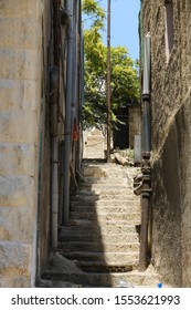 The Middle Eastern Stairs In The Jordan Capital City Amman