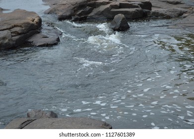 middle of the river