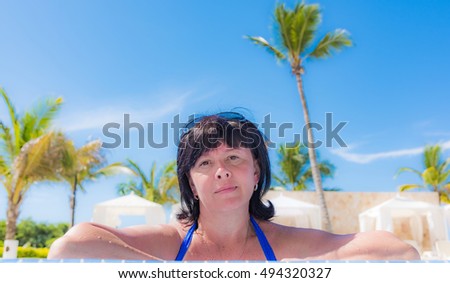 Similar – Image, Stock Photo in the hammock Lifestyle